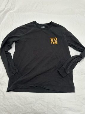 Vans Black Long-Sleeve Tee SZ M